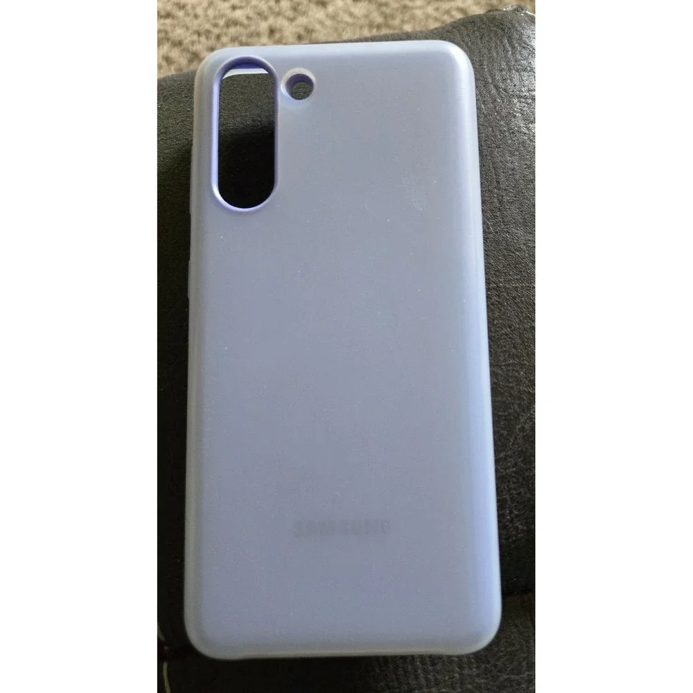 Samsung Galaxy S21 Case, Protective Smart LED Back Cover - Violet (US Version)